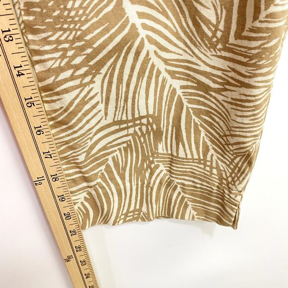 Talbots Capri Pants Womens Petite Size 20WP Brown Elastic Waist W Signature - Picture 11 of 12